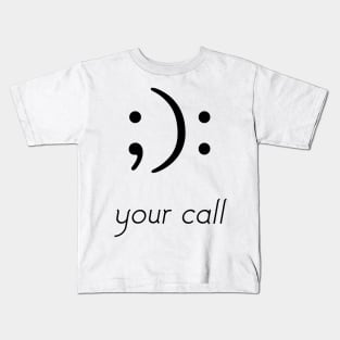 My Mood Depends on Your Tude Kids T-Shirt